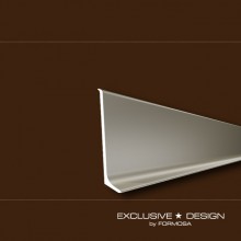 Listwa przypodłogowa Aspro 44 ALU szampan