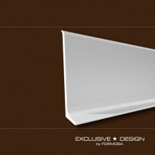 Listwa przypodłogowa Aspro 70 ALU srebro