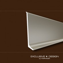 Listwa przypodłogowa Aspro 70 ALU szampan