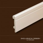 Listwa przypodłogowa polistyrenowa H80 biała