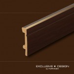 Listwa przypodłogowa polistyrenowa H80 wenge