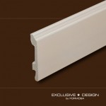 Listwa przypodłogowa polistyrenowa H98 biała