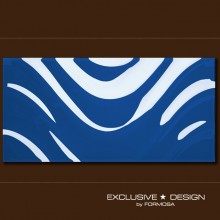 3D Top Wave – blue A-TGL08XX-004